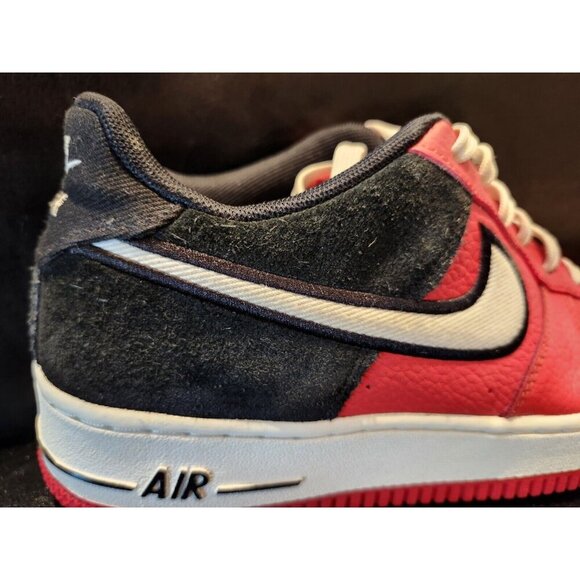 Nike Boys Air Force 1 LV8 1 GS Mystic Red/Black-Size 7 Youth Excellent Condition - Picture 4 of 16